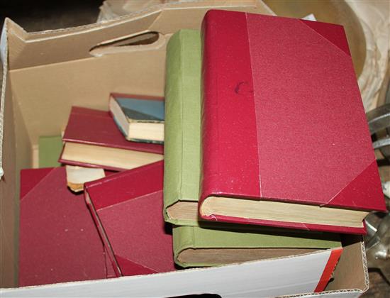 Hume, History of England, 7 vols various dates; Campbell, Lives of the Chancellors, 3 vols & 4 other vols (14, all rebound)